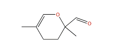 3,4-Dihydro-2,5-dimethyl-2H-pyran-2-carboxaldehyde
